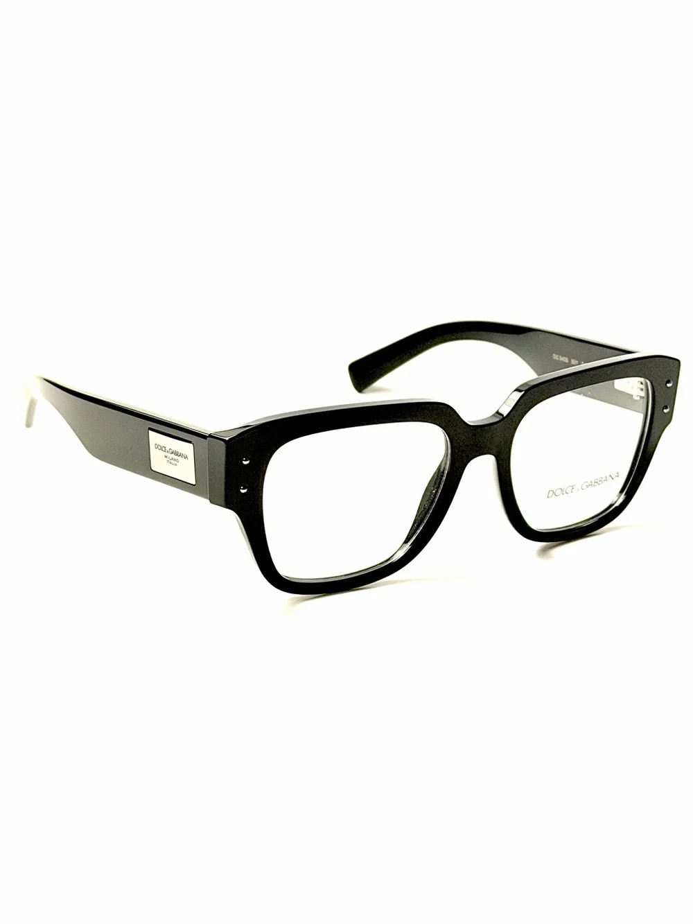 Dolce & Gabbana DG 3405 501 Black NWT Authentic Black Square Optical Frames